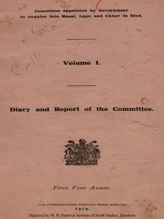 ڊائري اينڊ رپورٽ آف دي ڪميٽي (واليوم 1، 1919)