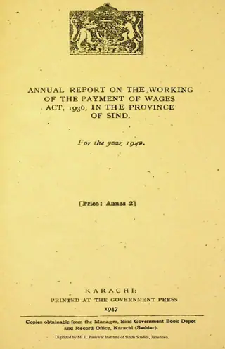 Payment of Wages Act, 1936, in the Province of Sindh 1942