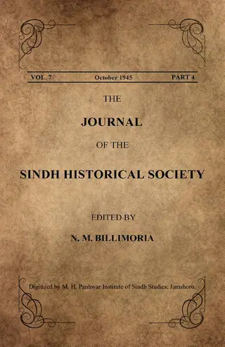 The Journal of the Sindh Historical Society (Volume 7, Part 4, 1945)