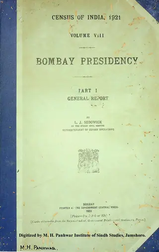Census of India 1921 (Volume 8, Part 1, 1922)
