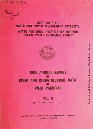 Annual Report of River and Climatological Data of West Pakistan (Volume 2, 1967)