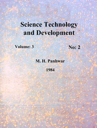 साइंस टेक्नोलॉजी एंड डेवलपमेंट वॉल्यूम 3 नंबर 2 1984