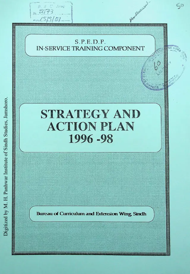 Strategy and Action Plan 1996-98